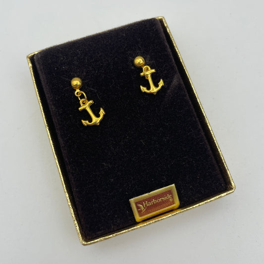 Vintage Anchor Earrings NWT