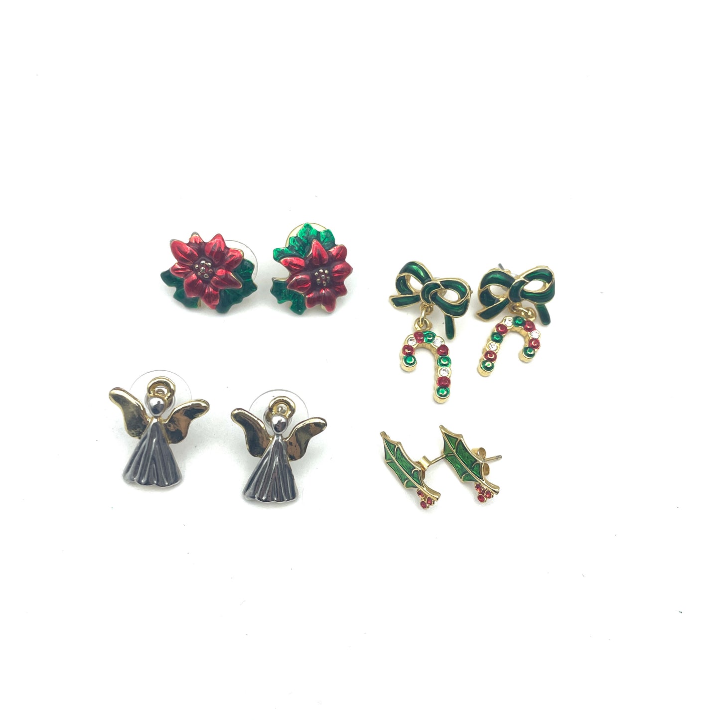 Christmas Vintage Dangle Earrings