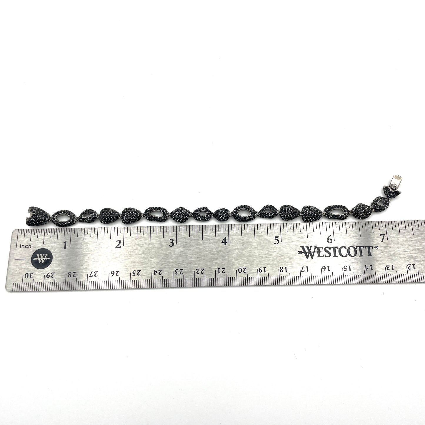 Black Crystal Tennis Bracelet