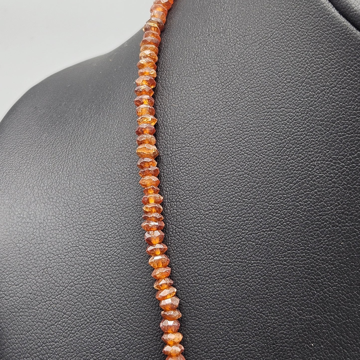 Brown Beaded Necklace with Toggle Clasp