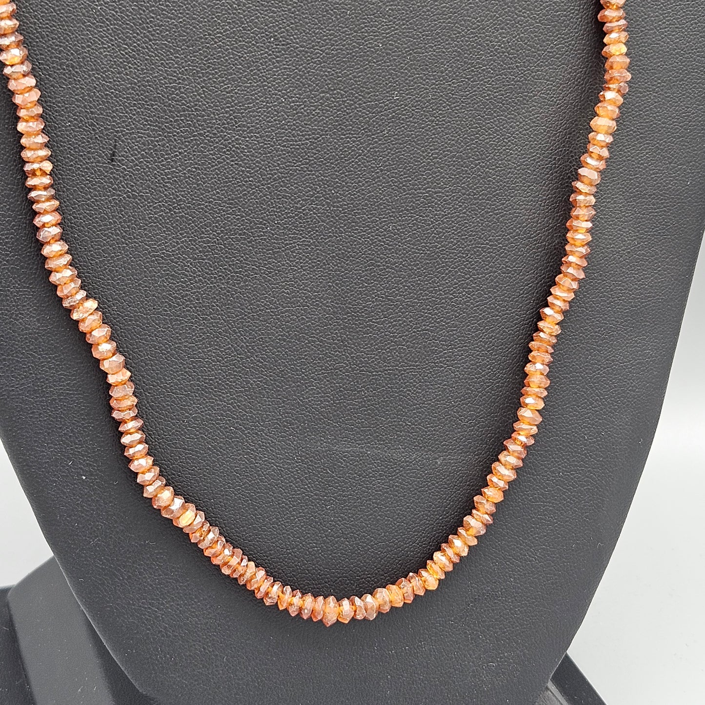 Brown Beaded Necklace with Toggle Clasp