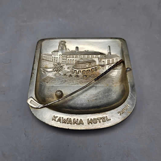 Vintage Kawana Hotel Golf Themed Ashtray