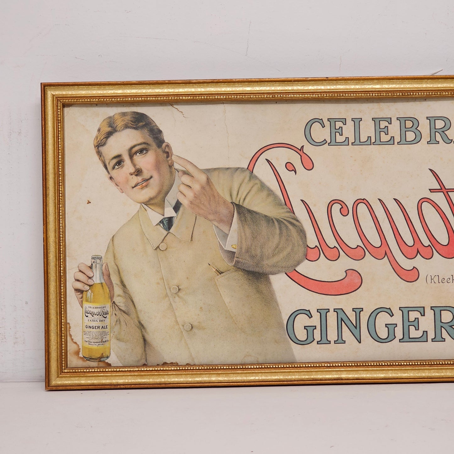 Vintage Sign of Clicquot Club Ginger Ale – ShopSBH