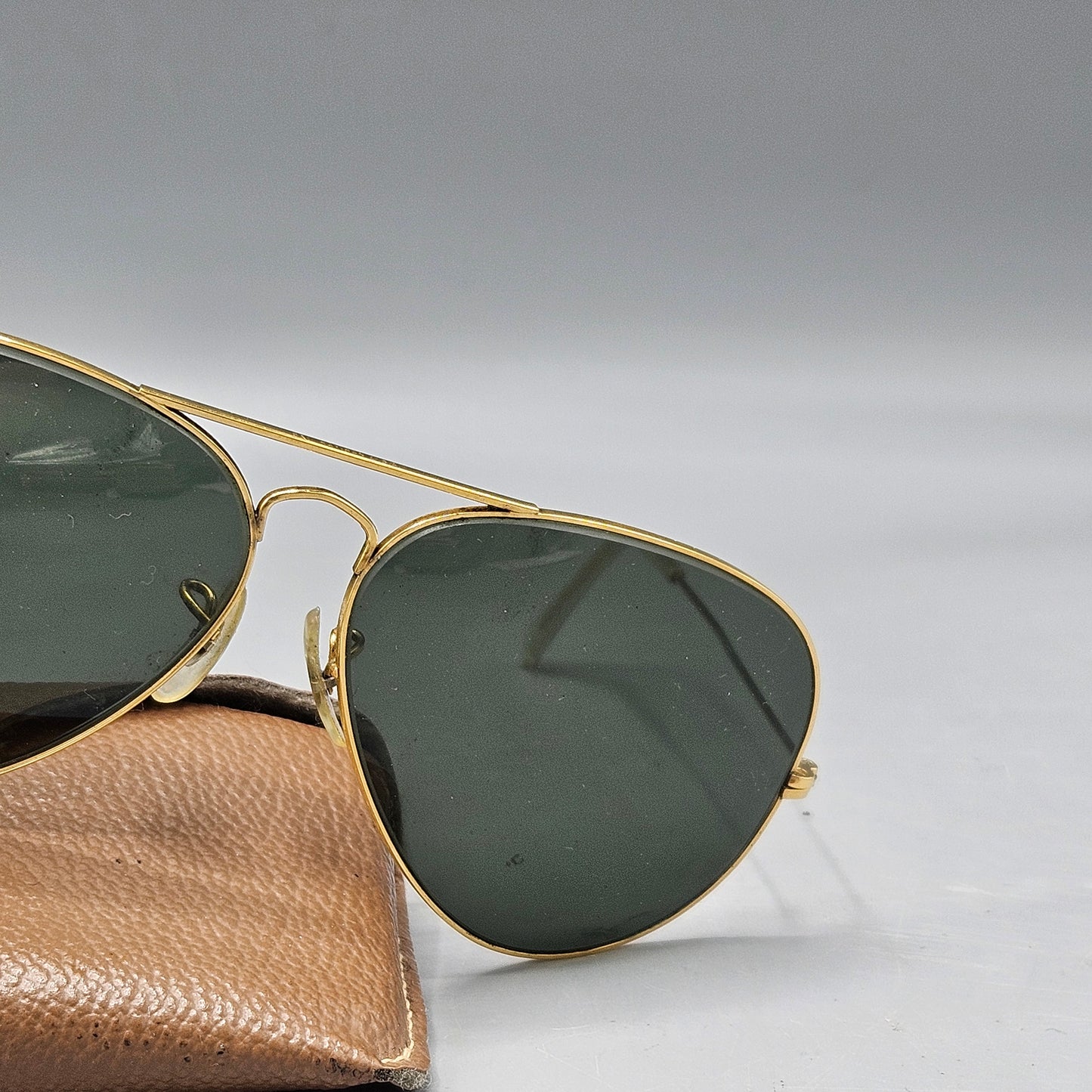 Vintage Ray Bans Aviator Sunglasses with Case