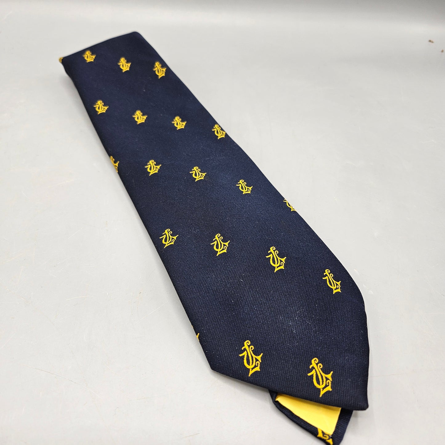 Vintage Navy Blue Union League Tie