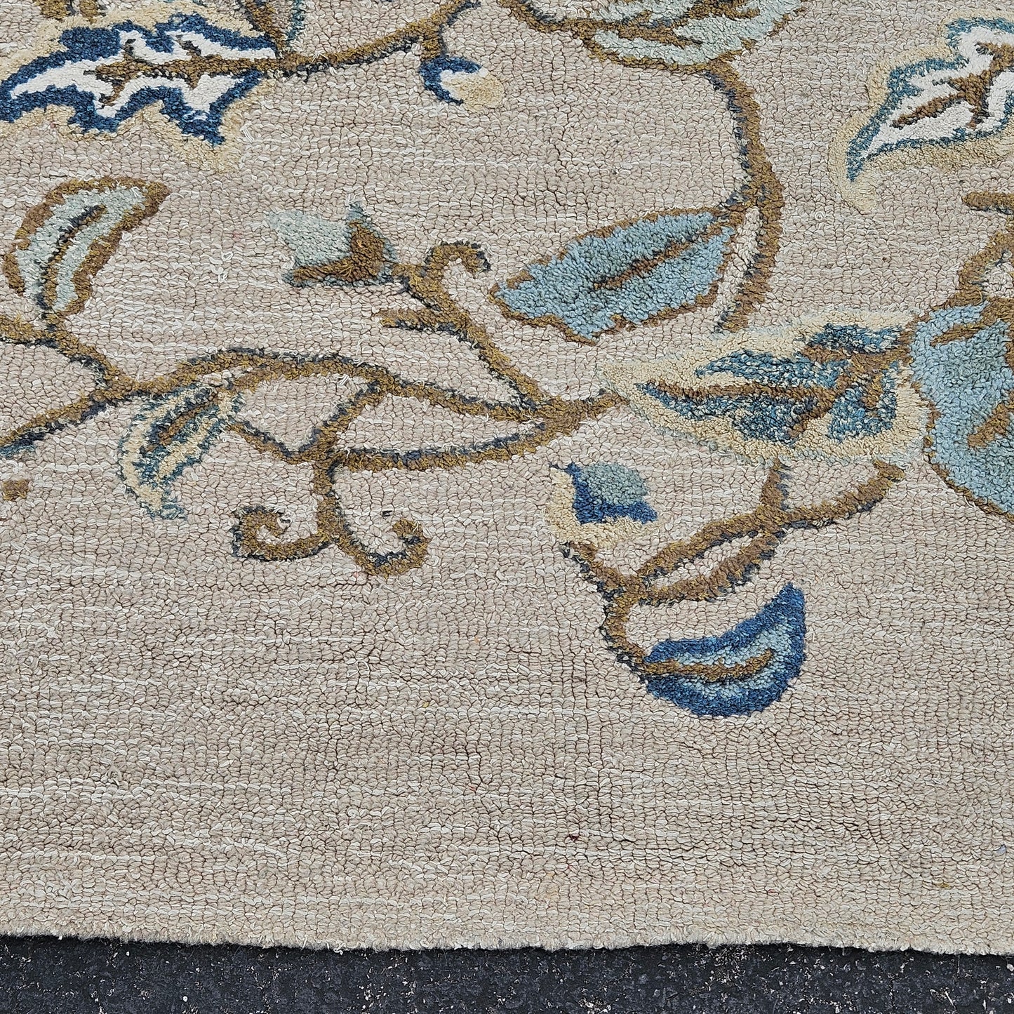 Martha Stewart by Safavieh Autumn Woods Wool/viscose Rug - 8' X 10' - Colonial Blue