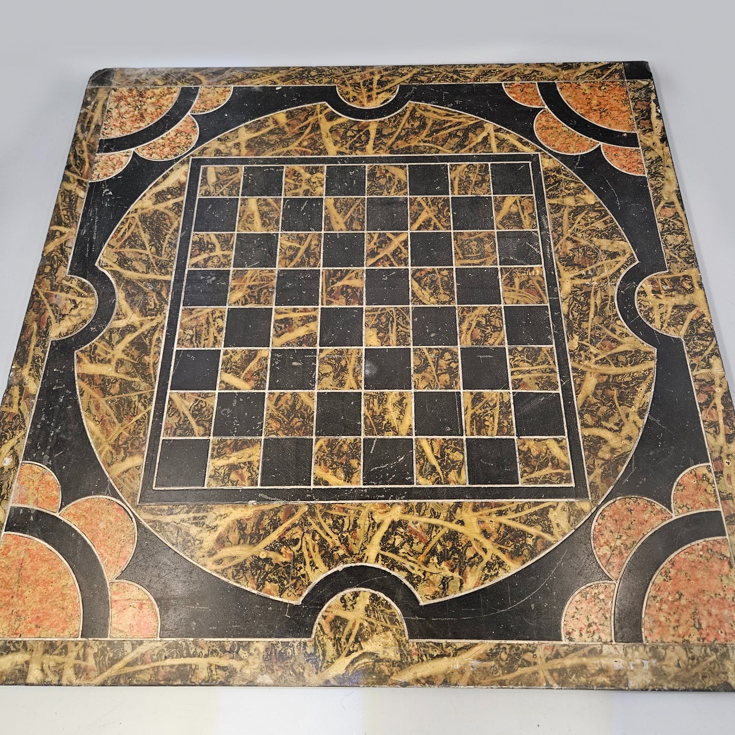 Antique Slate Chess Board