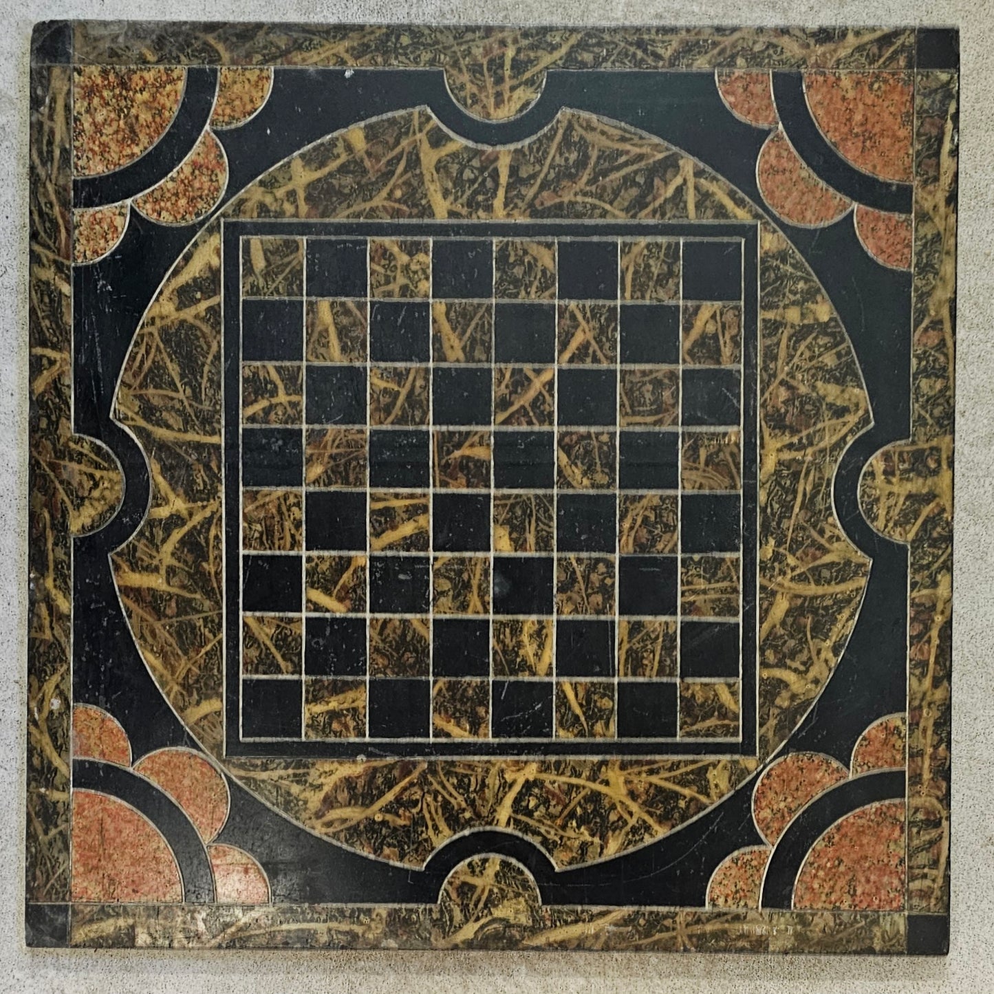 Antique Slate Chess Board