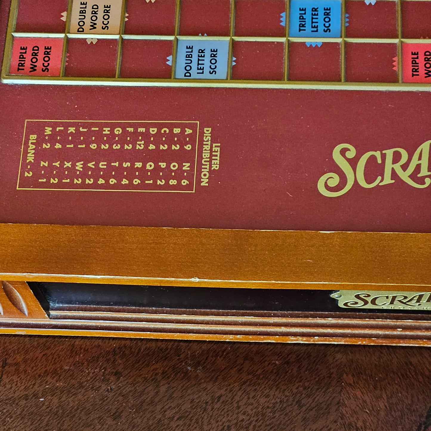 Franklin Mint Scrabble Board