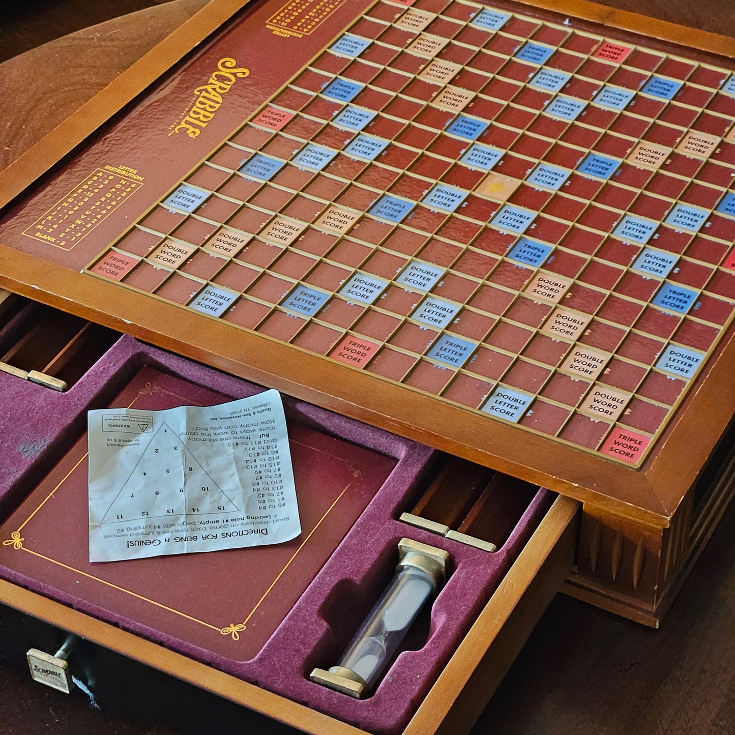 Franklin Mint Scrabble Board