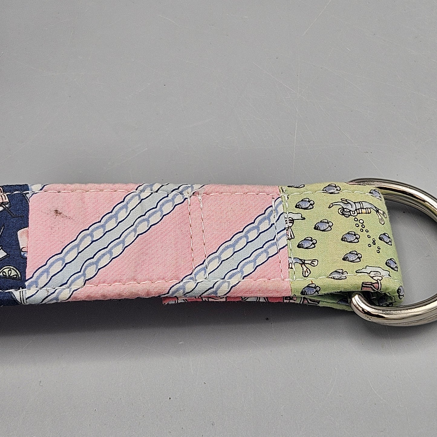 Vineyard Vines Patchwork Double D Cinch Belt Size Meduim