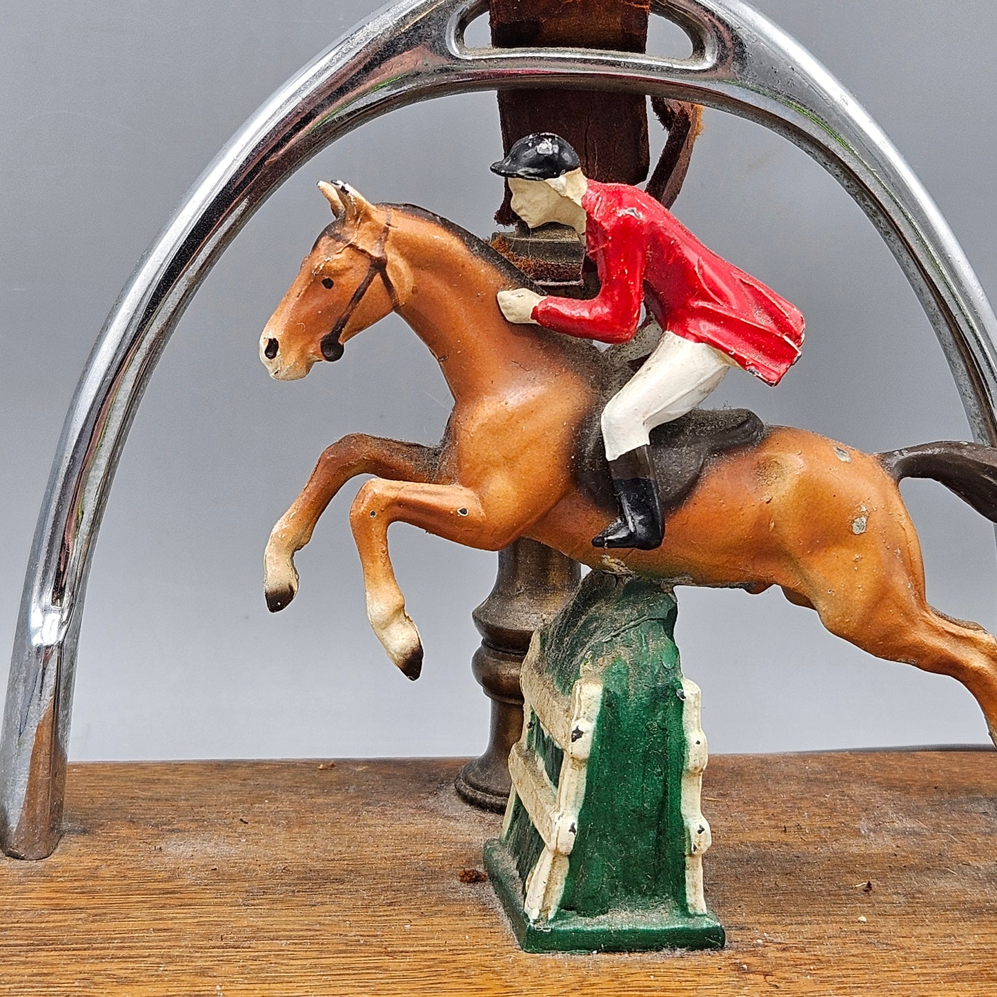 Vintage English Show Jumper Equestrian Lamp