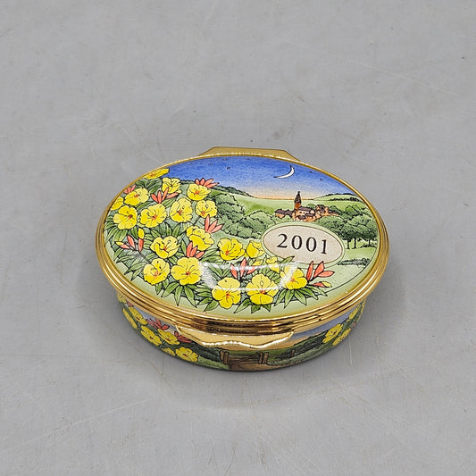 Vintage Halcyon Days Enamels 2001 Trinket Box