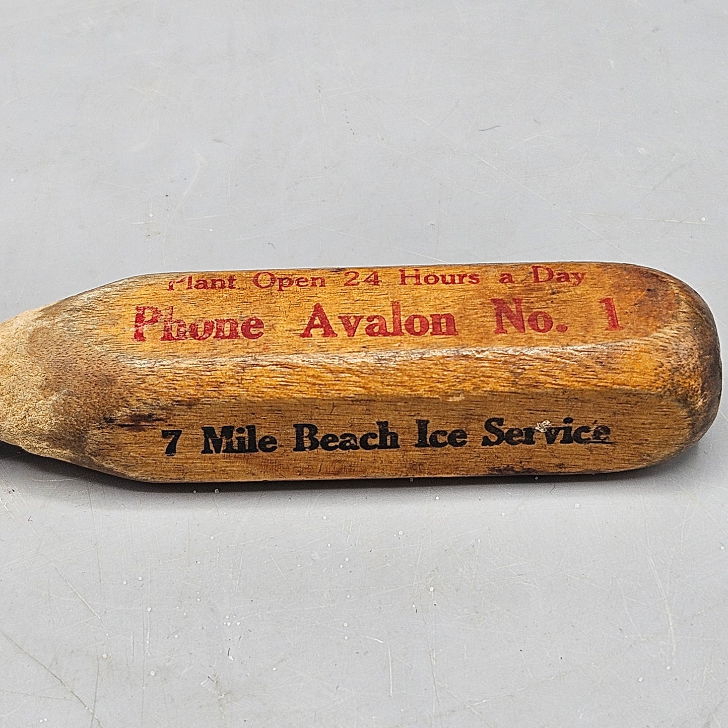 Vintage Ice Pick 7 Mile Beach Ice Service Avalon, New Jersey