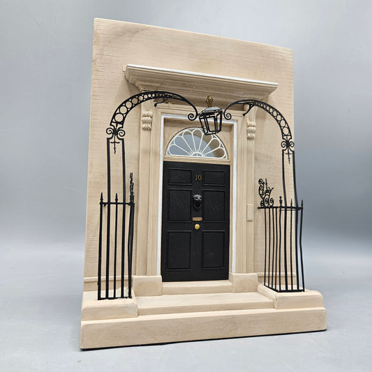 Prime Minister's 10 Downing Street Architectural Sculpture Door Plaster Model Made in England