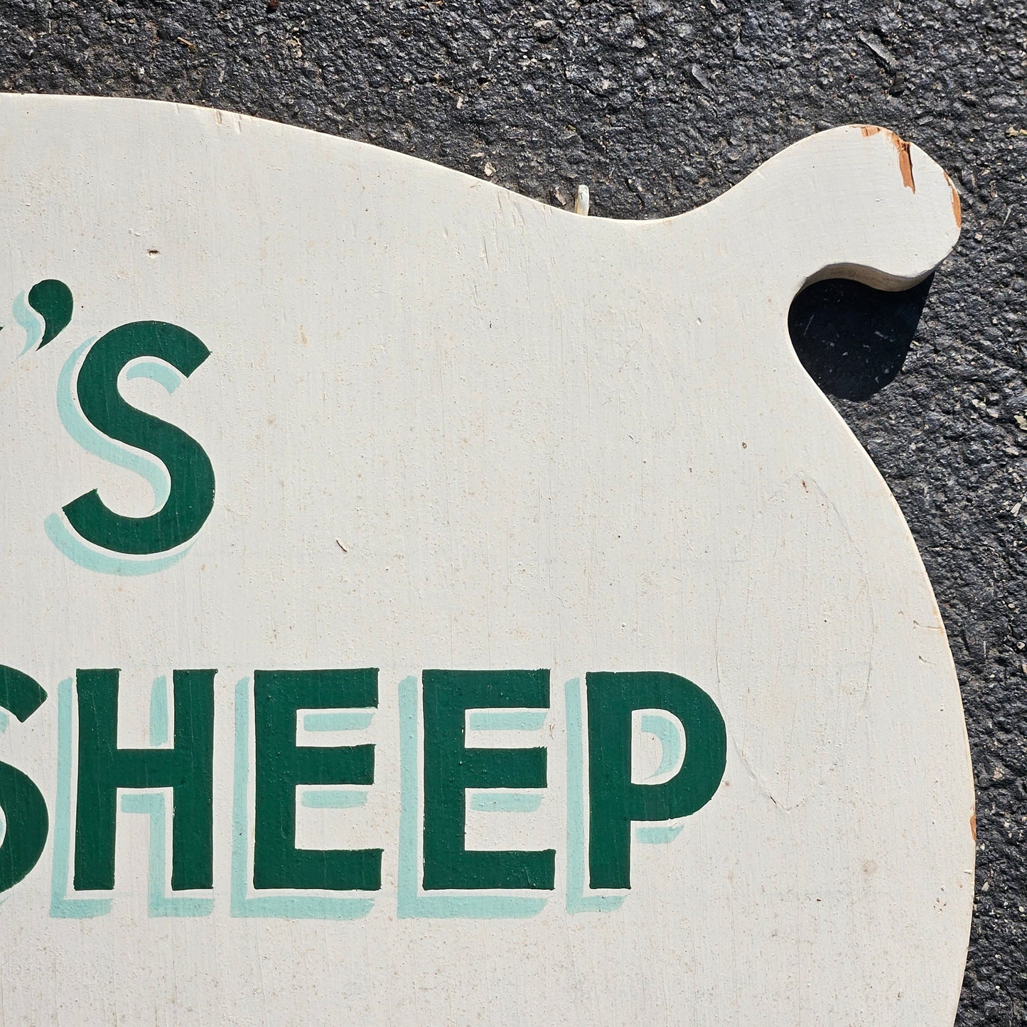 Hand Painted Sign "Alry's Sheep" Alyson L. Poole