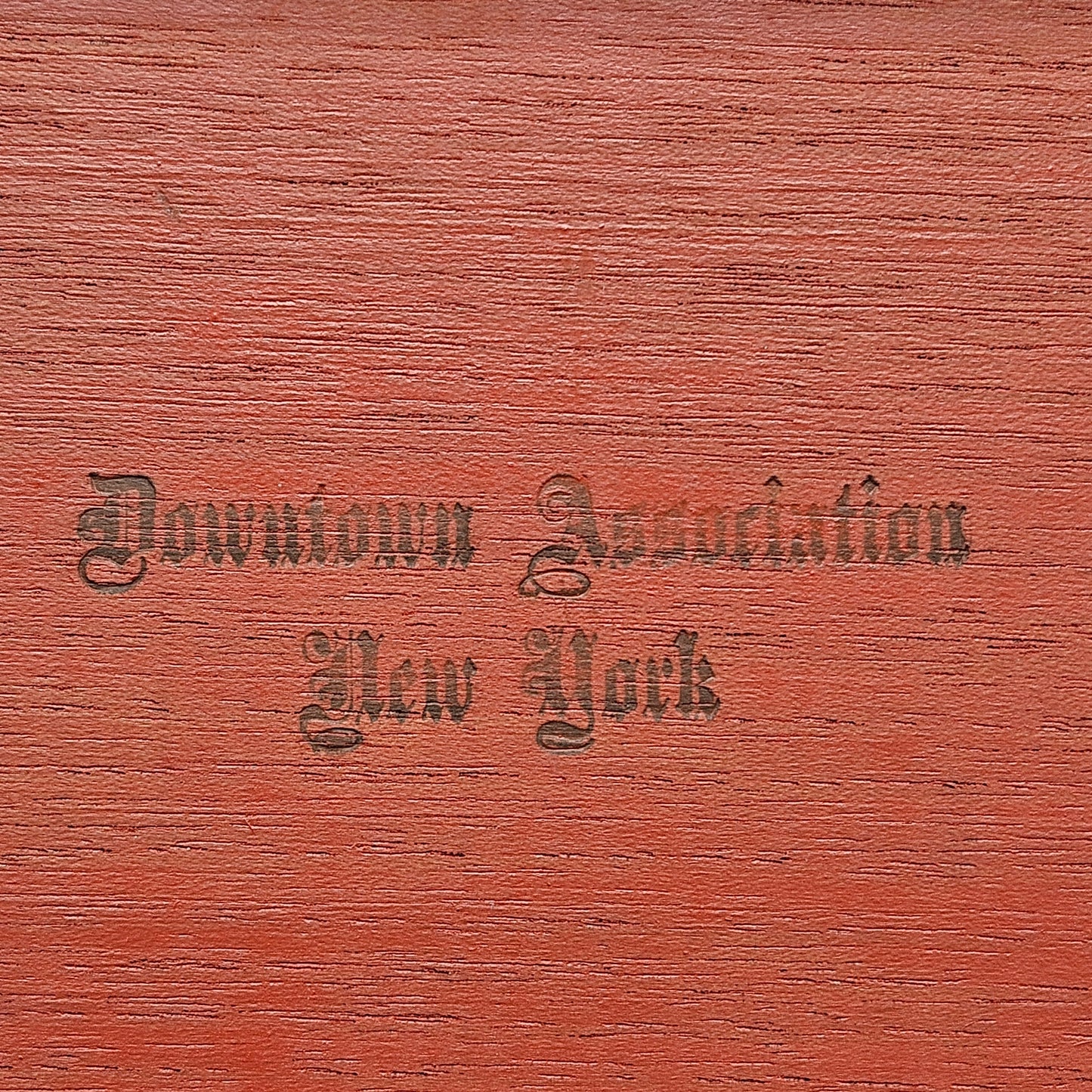 Beautiful Vintage Handpainted Cigar Box from Downtown Association New York City