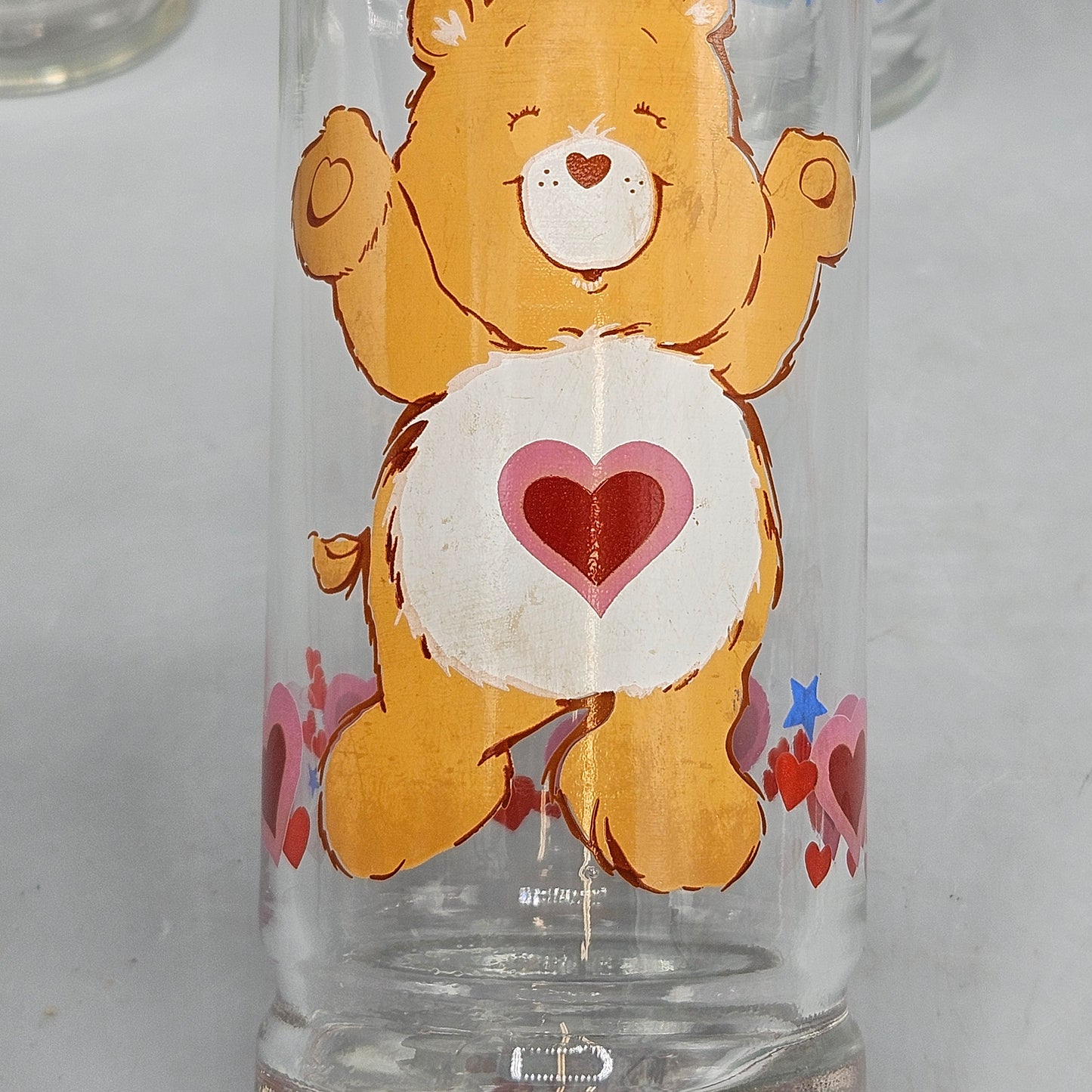 Set of 6 Vintage Care Bear Pizza Hut Tumbler Glasses