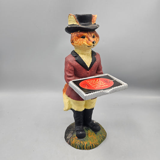 Cast Iron Fox Business Card Holder