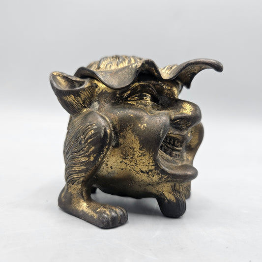 Antique German Grotesque Devil or Imp Inkwell