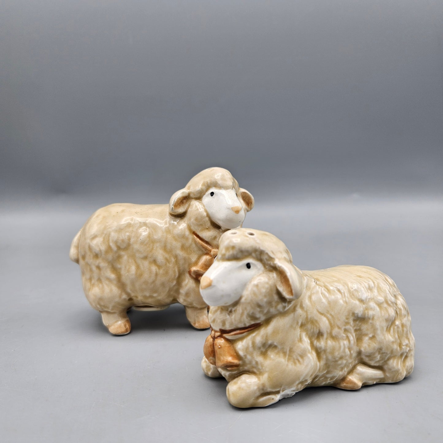 Four Piece Otagiri Ceramic Sheep Table Set