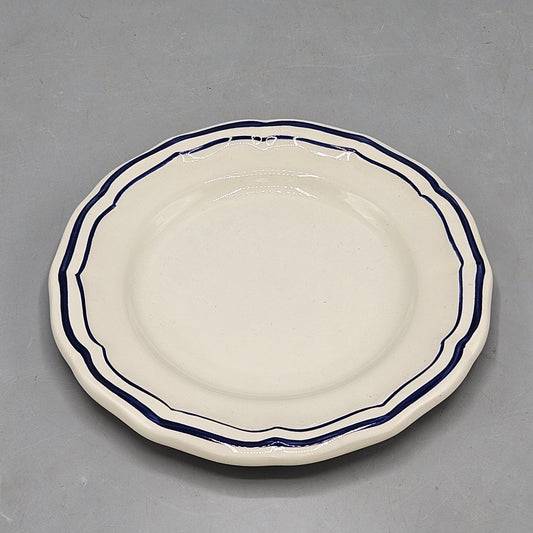 Gien French Faience Les Filet Dessert Plate