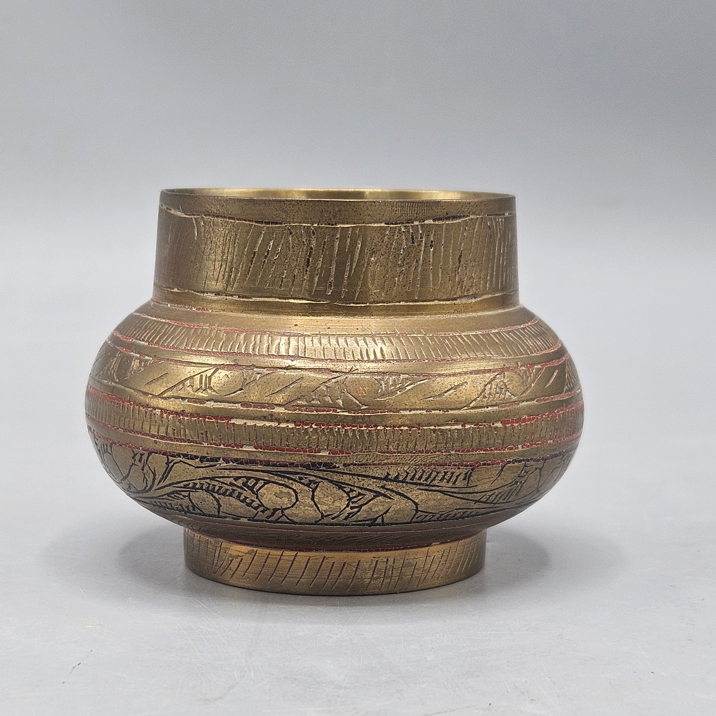 Small Vintage Indian Brass Vessel