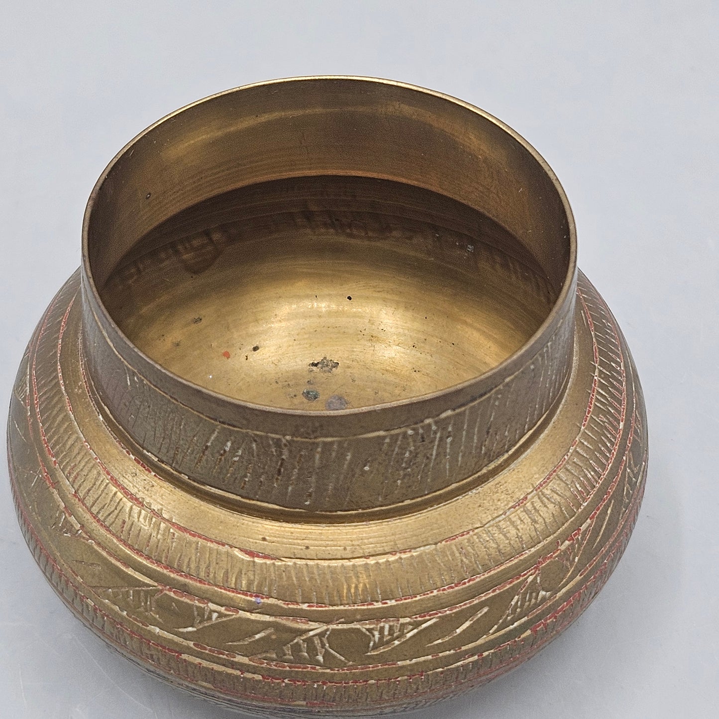 Small Vintage Indian Brass Vessel