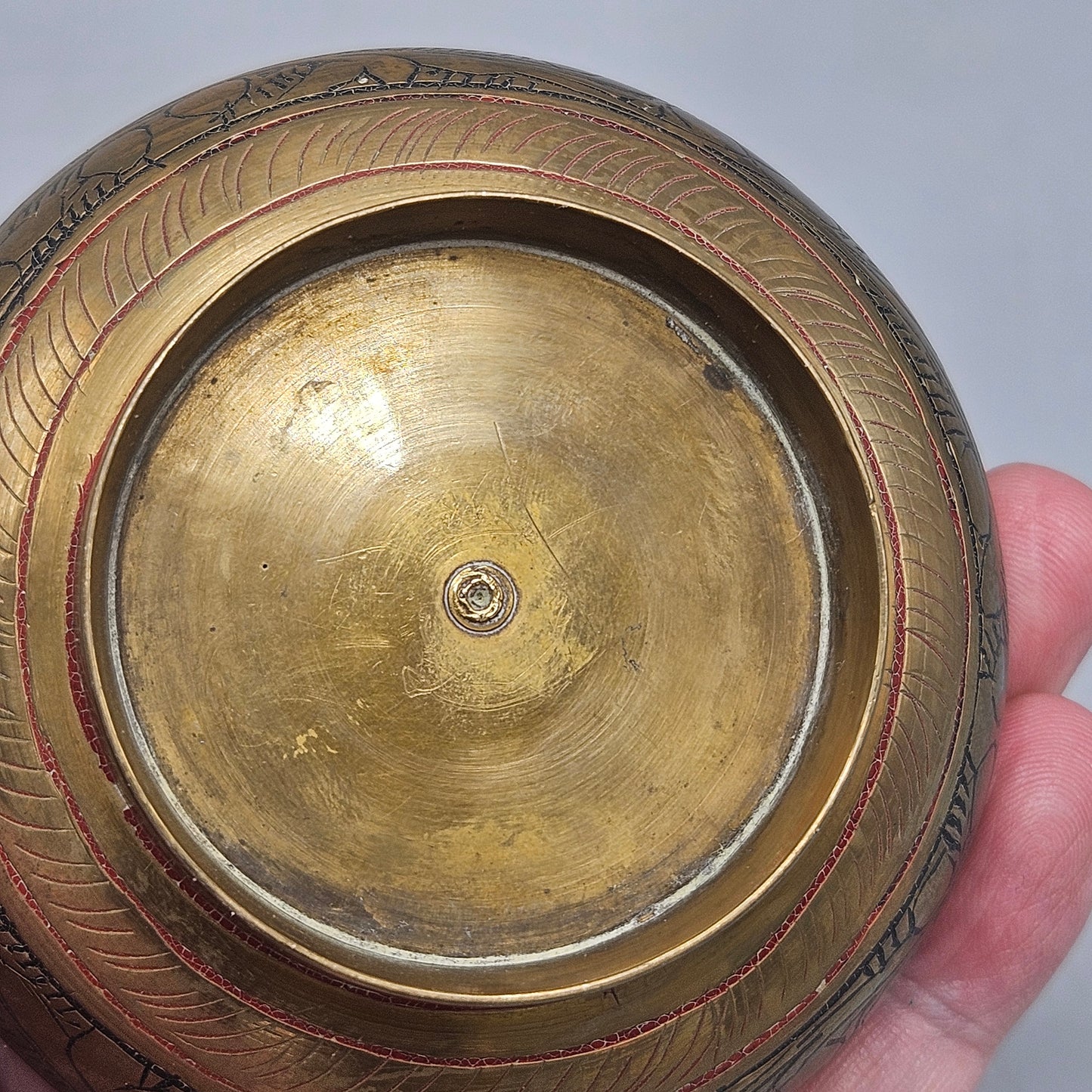 Small Vintage Indian Brass Vessel