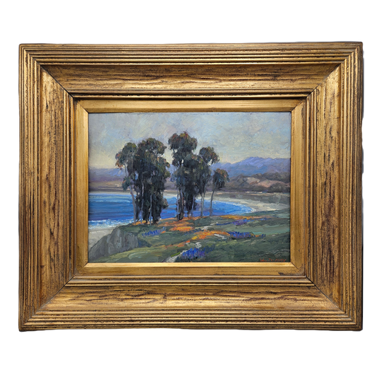 William Ballantine Dorsey (1942 -2019) California Landscape Oil Painting on Board