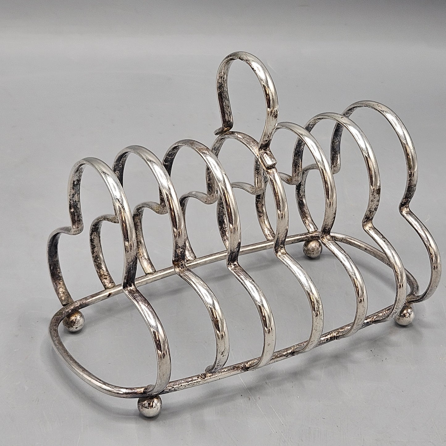 Antique Silverplate Toast Rack