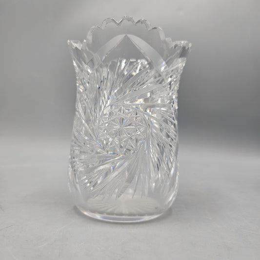 Cut Crystal Vase