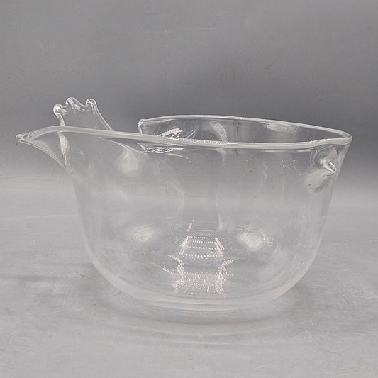 1967 Orrefors Gunnar Cyren Expo Crystal Bird Bowl