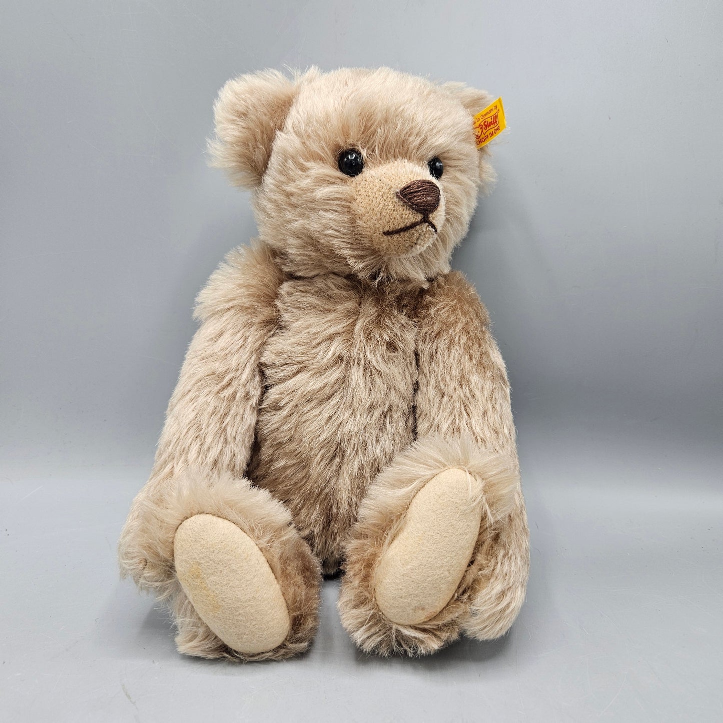 12" Steiff Jointed Mohair Teddy Bear 005138