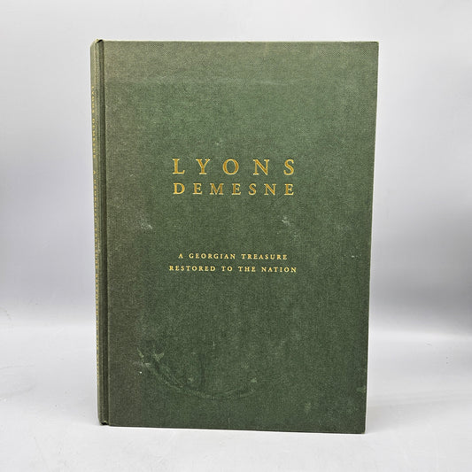 Book - Tony Ryan "Lyons Demesne: A Georgian Treasure Restored to the Nation"