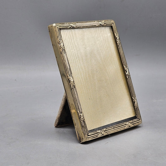 Vintage Silverplated Etched Picture Frame