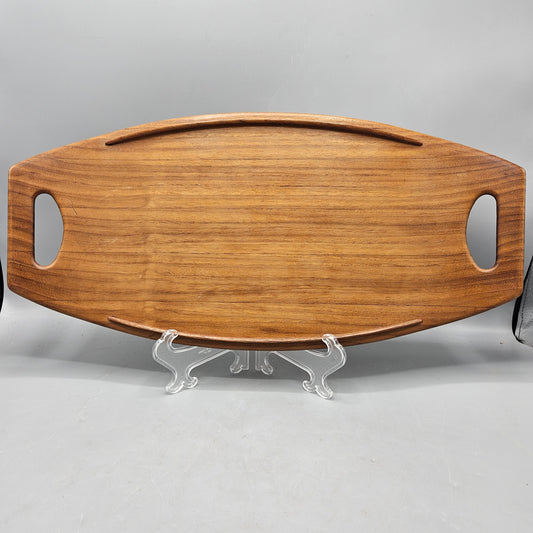 Jens H Quistgaard Dansk Teak Surfboard Serving Tray