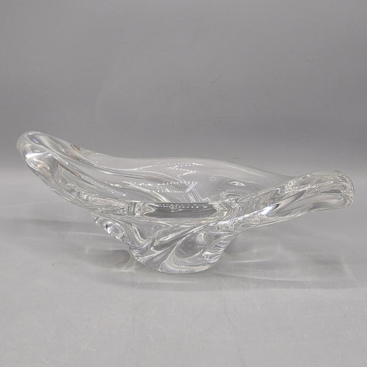 Sevres France Crystal Freeform Bowl