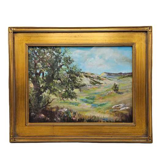 Vintage Original Landscape Painting on Canvas