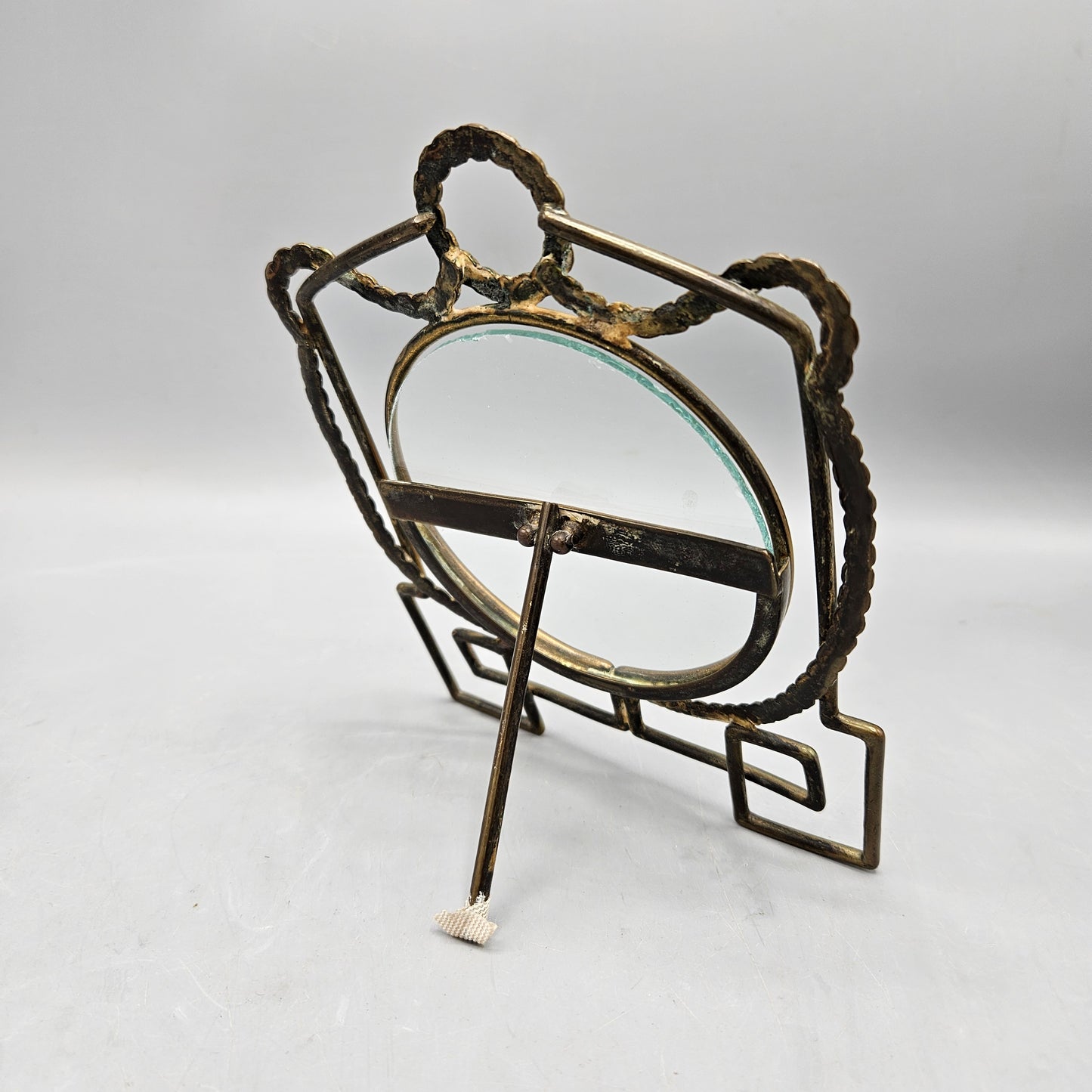 Antique Art Nouveau Brass Picture Frame