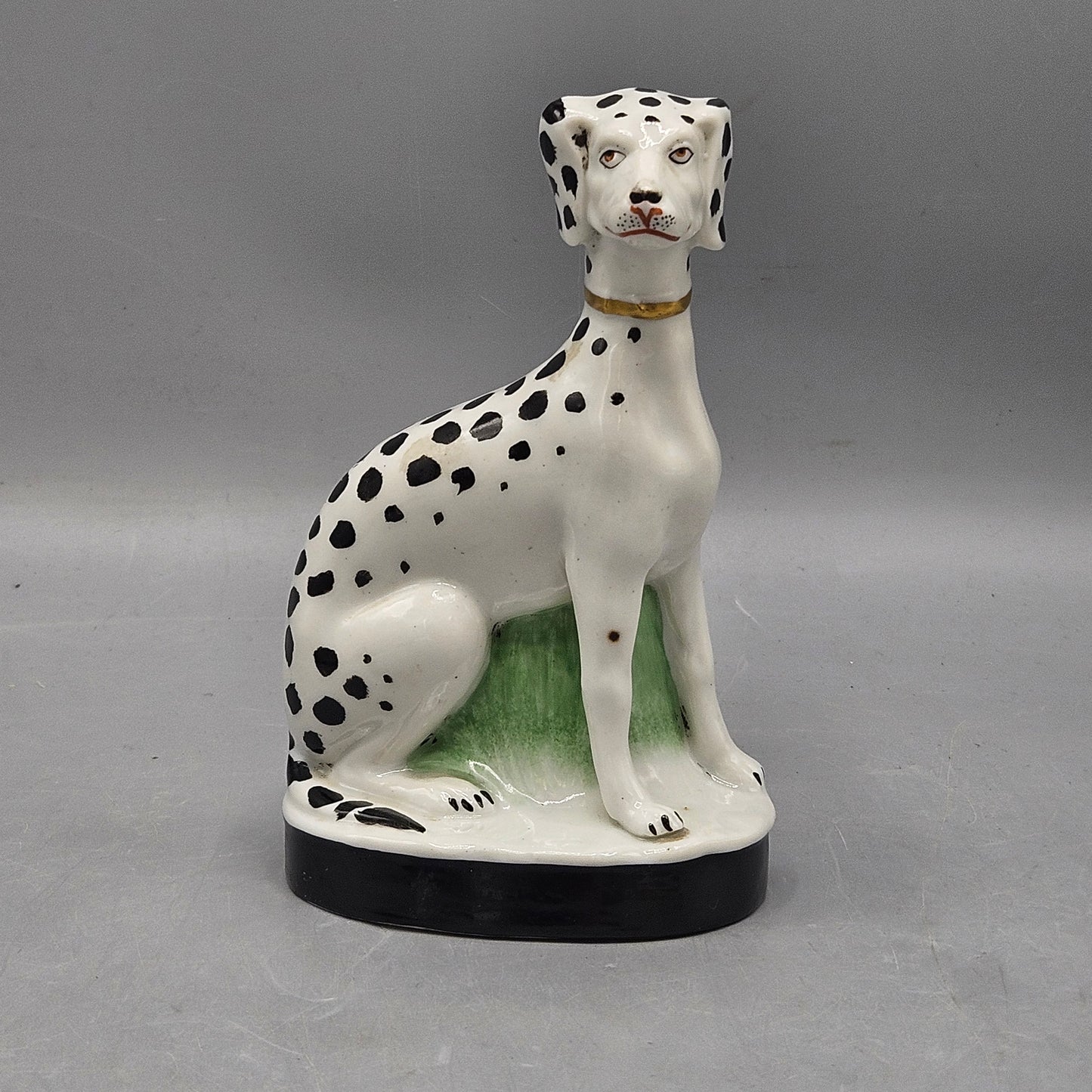 Antique Sitzendorf Porcelain Staffordshire Style Dalmatian Figure