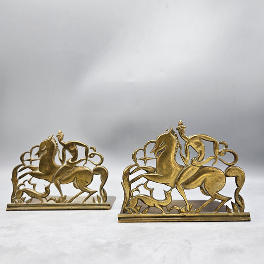 Pair of Vintage Bookends by Karl Hagenauer