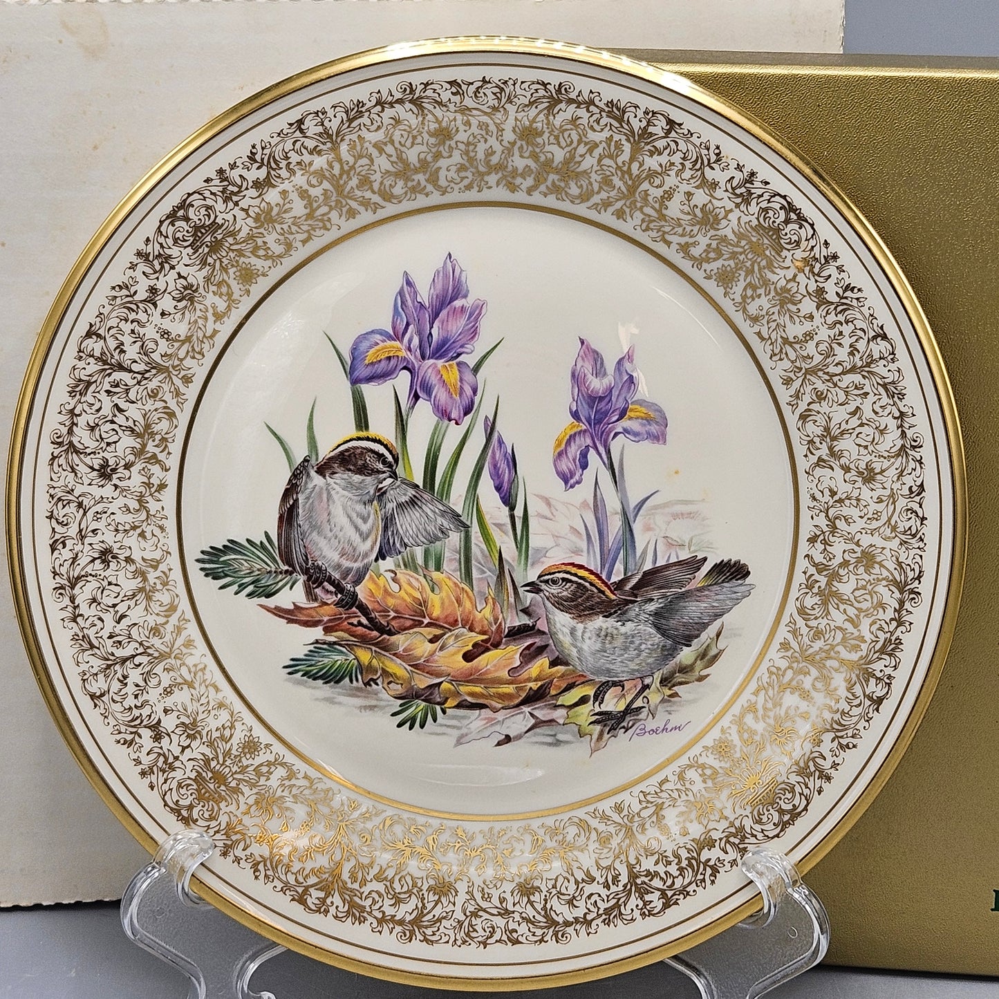 Lenox Annual Limited Edition Boehm Birds 1979 Golden Crowned Kinglets ShopSBH