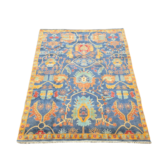 Multi Colored Turkish Hand Knotted Area Rug/ Carpet ~ 8' x 10'