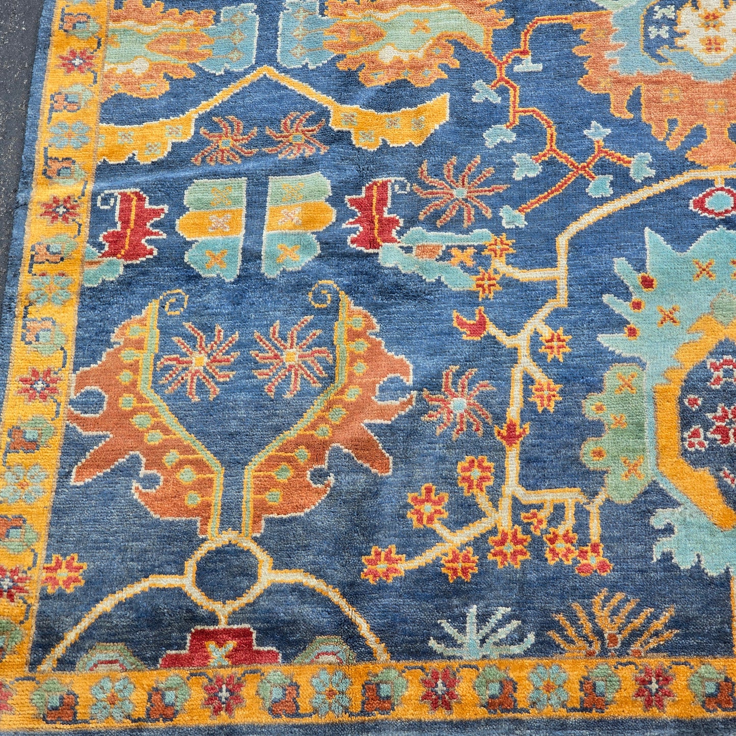 Multi Colored Turkish Hand Knotted Area Rug/ Carpet ~ 8' x 10'