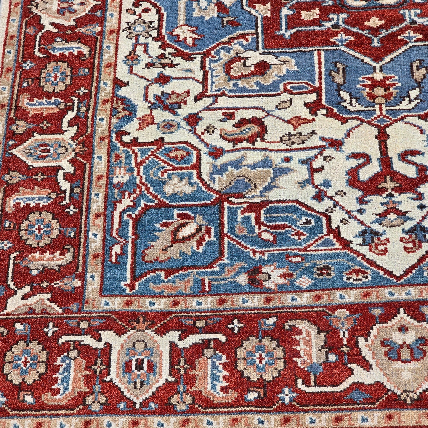 Multi Colored Turkish Hand Knotted Area Rug/ Carpet ~ 7' 11" x 10' 2"