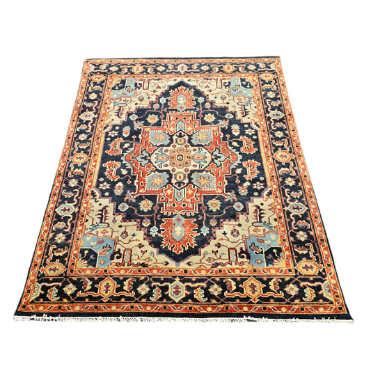 Multi Colored Turkish Hand Knotted Area Rug/ Carpet ~ 7' 10" x 10' 4"