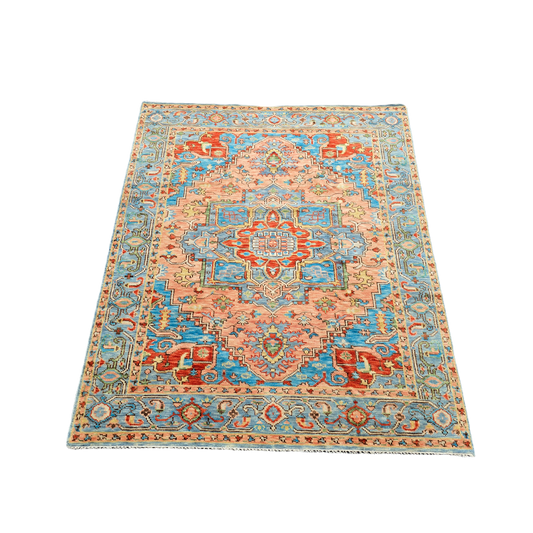 Multi Colored Turkish Hand Knotted Area Rug/ Carpet ~ 8' 3" x 10' 1"