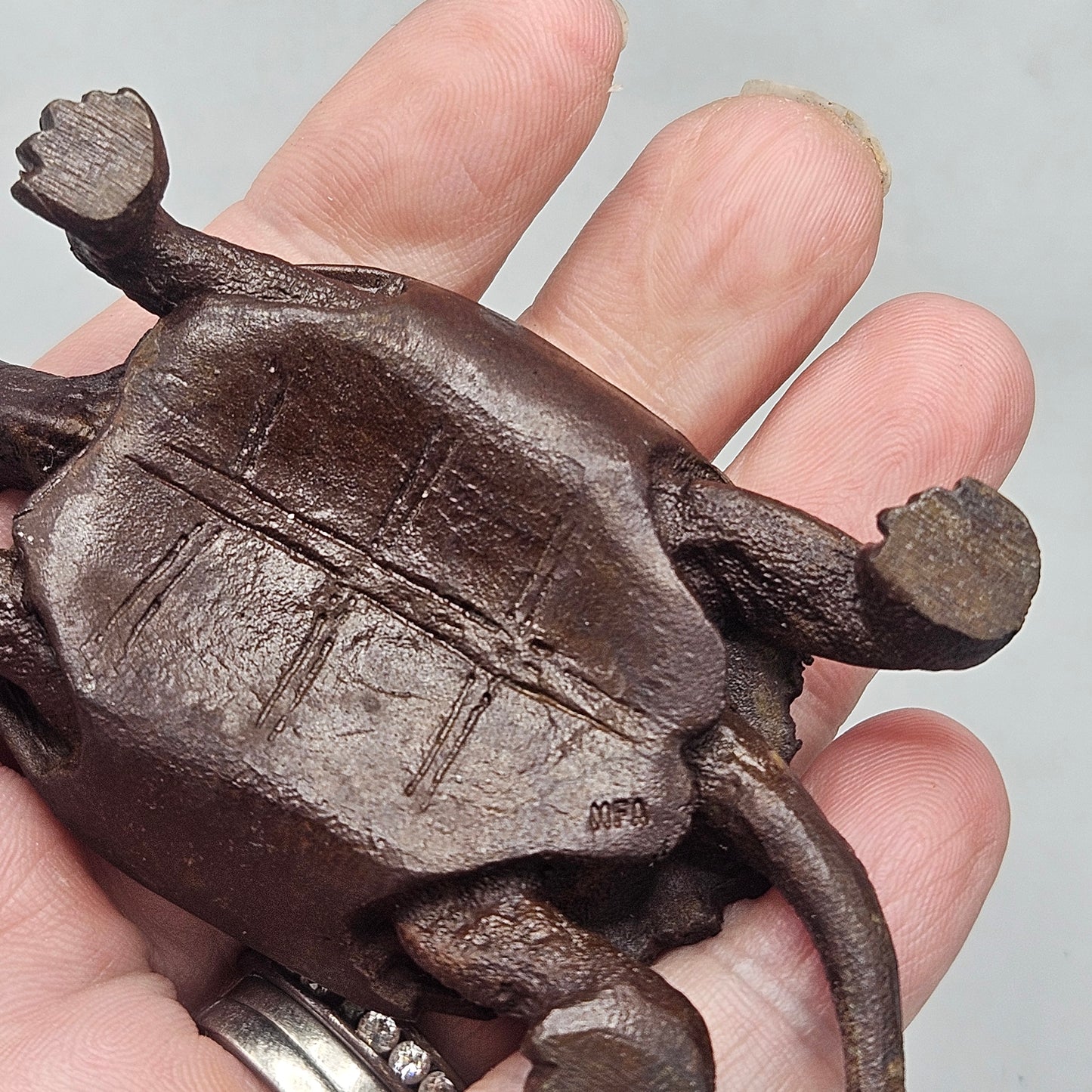 Museum of Fine Arts Boston Cast Iron Tortoise Figure / Paperweight