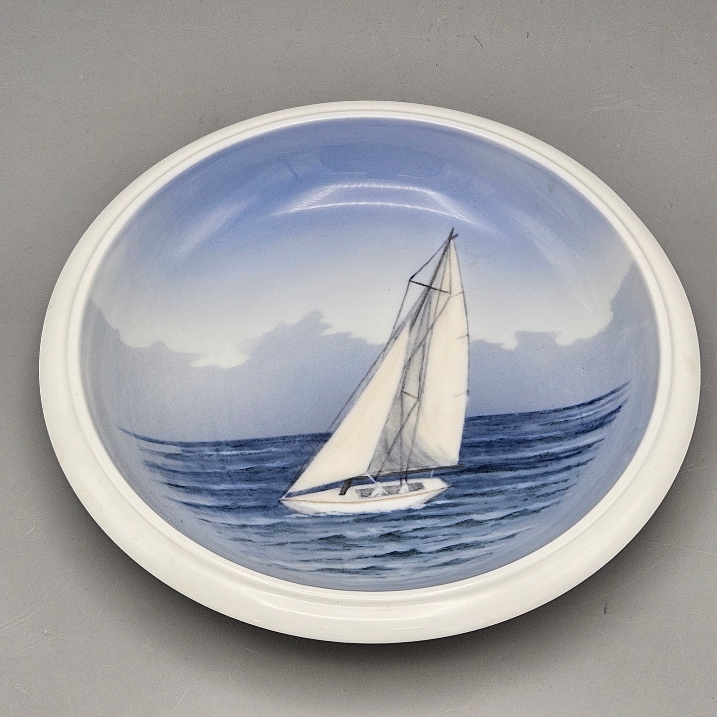 Royal Copenhagen Porcelain Sailboat Bowl